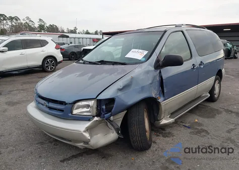 2000 Toyota Sienna Xle z USA, uszkodzony, nr VIN 4T3ZF13C7YU205601